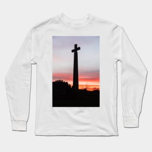 Stone Cross at Durham Cathedral Long Sleeve T-Shirt